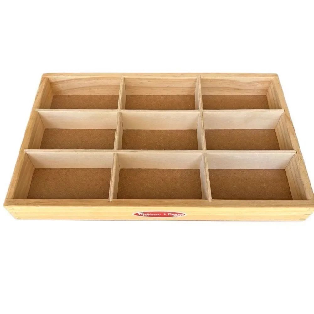 Melissa & Doug Wooden Train Set Wooden Display Case Only